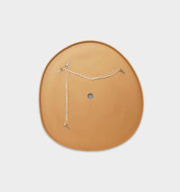 Middle of Nowhere Organic Mirror, Brass, 90 x 95cm.