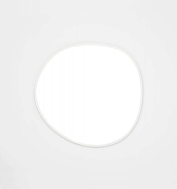 Middle of Nowhere Organic Mirror, White, 90 x 95cm | Norsu Interiors