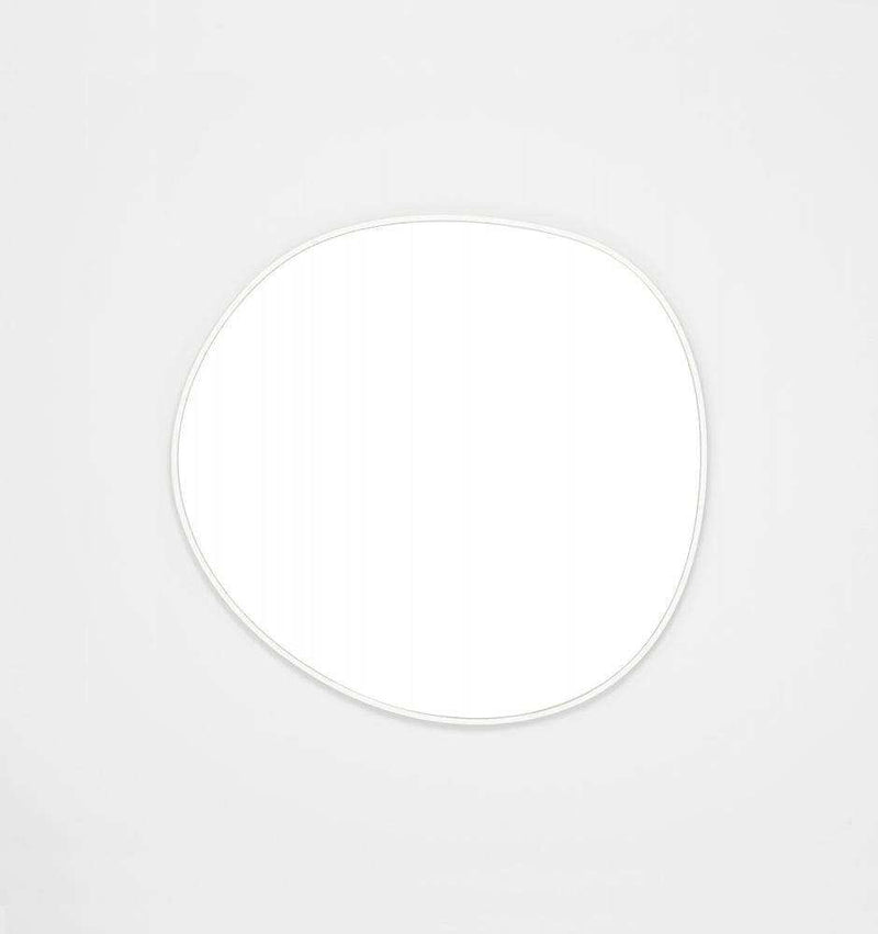 Middle of Nowhere Mirrors Middle of Nowhere Organic Mirror, White, 90 x 95cm (In Stock - Store pick up only)