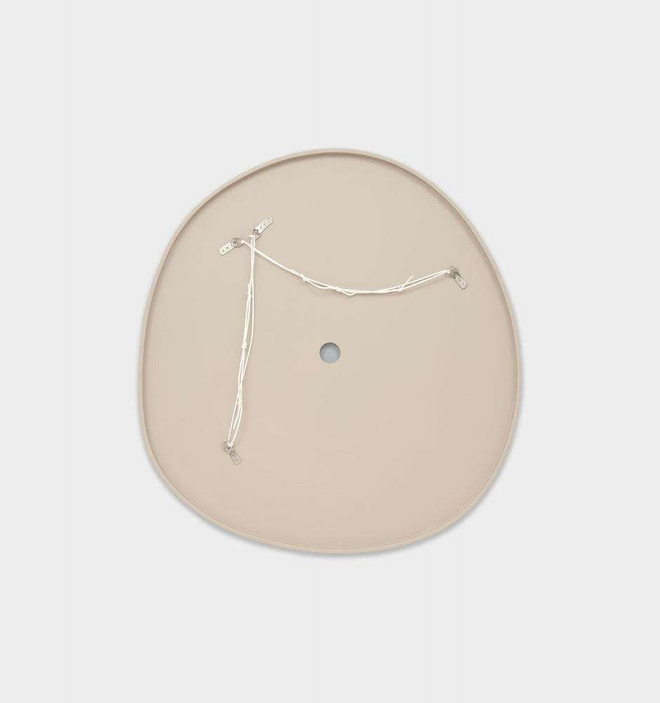 Middle of Nowhere Organic Mirror, Sand, 90 x 95cm.