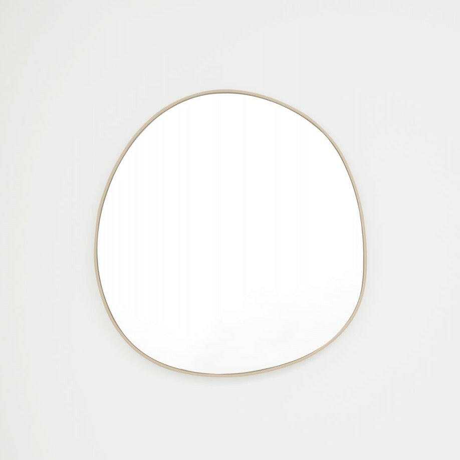 Middle of Nowhere Organic Mirror, Sand, 90 x 95cm.
