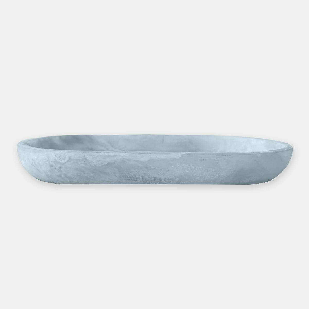Ada Resin Oval Tray, Sky
