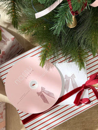 norsu STUDIO Christmas Card - Striped Bow