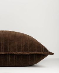 Baya Stria Cushion - Chocolate Velvet