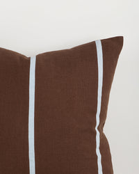 Baya Otis Cushion - Chocolate/Sky