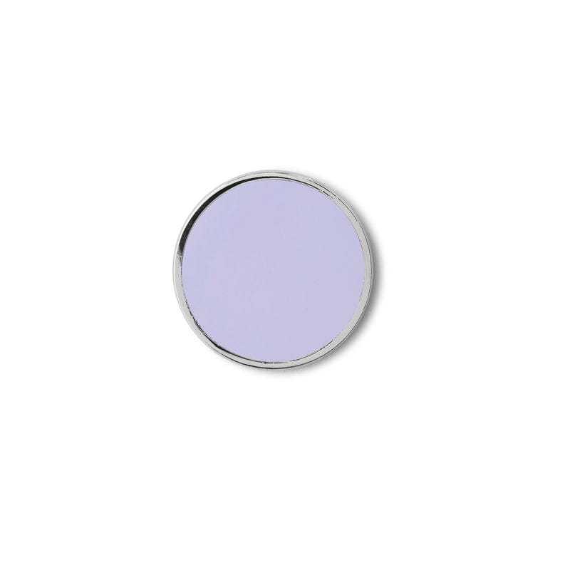 Mustard Made Lilac round magnet button with smooth surface and shiny edge