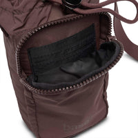 Base Supply Bottle Sling chocolate waterproof crossbody with internal card slots and key clip