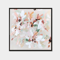 Polly Blossom in black stained timber frame