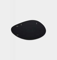 Middle of Nowhere Mirrors Middle of Nowhere Pebble Mirror, Black, 120 x 70cm
