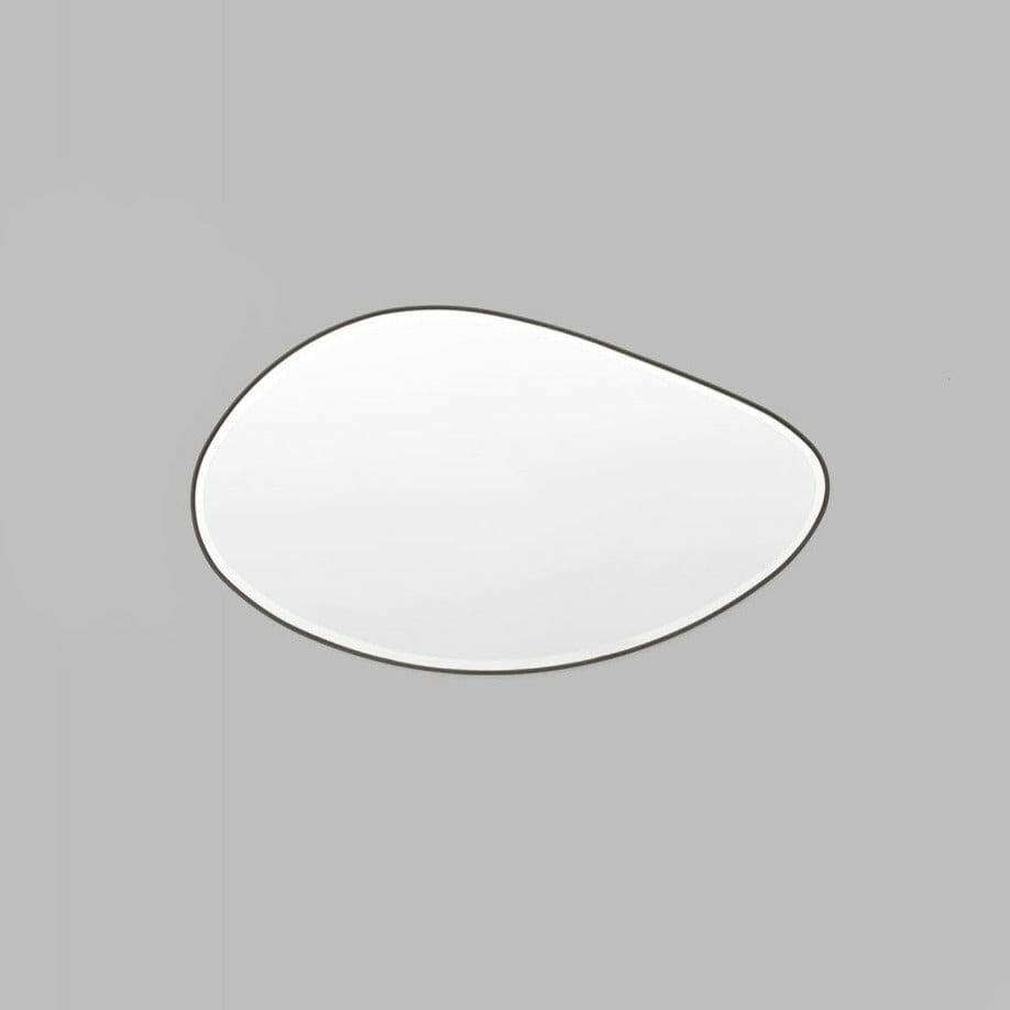 Middle of Nowhere Mirrors Middle of Nowhere Pebble Mirror, Black, 120 x 70cm