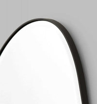 Middle of Nowhere Mirrors Middle of Nowhere Pebble Mirror, Black, 55 x 70cm