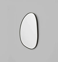 Middle of Nowhere Mirrors Middle of Nowhere Pebble Mirror, Black, 55 x 70cm