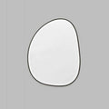 Middle of Nowhere Pebble Mirror, Black, 55 x 70cm