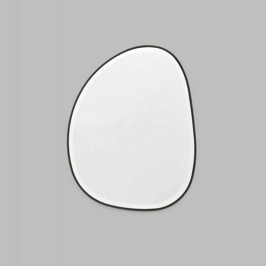 Middle of Nowhere Mirrors Middle of Nowhere Pebble Mirror, Black, 55 x 70cm
