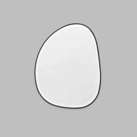 Middle of Nowhere Mirrors Middle of Nowhere Pebble Mirror, Black, 55 x 70cm