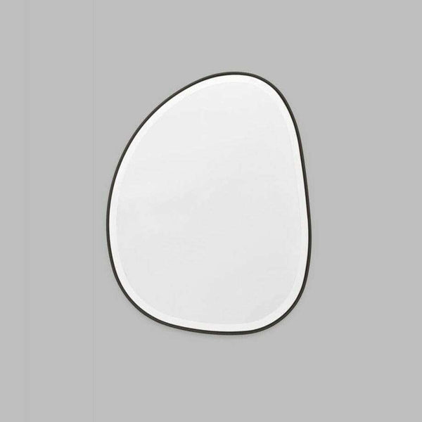 Middle of Nowhere Pebble Mirror, Black, 55 x 70cm | Norsu Interiors