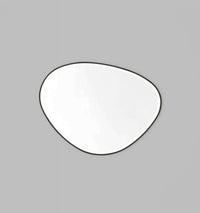 Middle of Nowhere Mirrors Middle of Nowhere Pebble Mirror, Black, 70 x 90cm