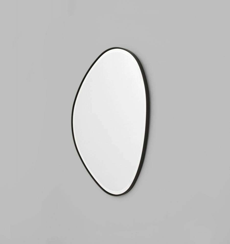 Middle of Nowhere Mirrors Middle of Nowhere Pebble Mirror, Black, 70 x 90cm