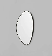 Middle of Nowhere Mirrors Middle of Nowhere Pebble Mirror, Black, 70 x 90cm
