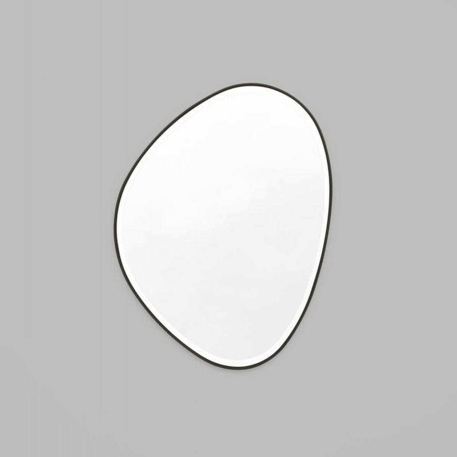 Middle of Nowhere Mirrors Middle of Nowhere Pebble Mirror, Black, 70 x 90cm