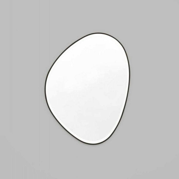 Middle of Nowhere Pebble Mirror, Black, 70 x 90cm | Norsu Interiors