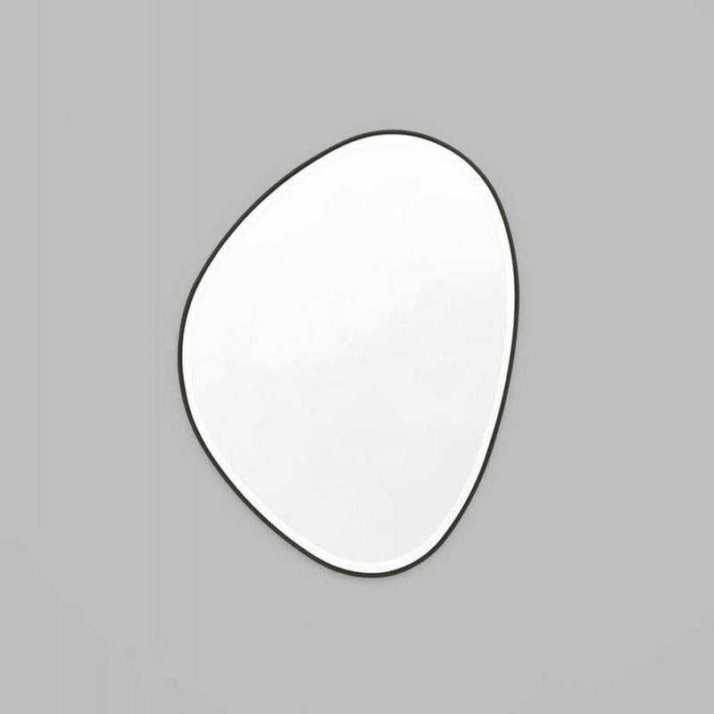 Middle of Nowhere Mirrors Middle of Nowhere Pebble Mirror, Black, 70 x 90cm