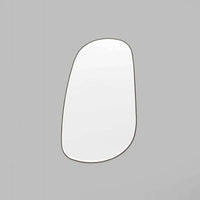 Middle of Nowhere Mirrors Middle of Nowhere Pebble Mirror, Black, 90 x 150cm