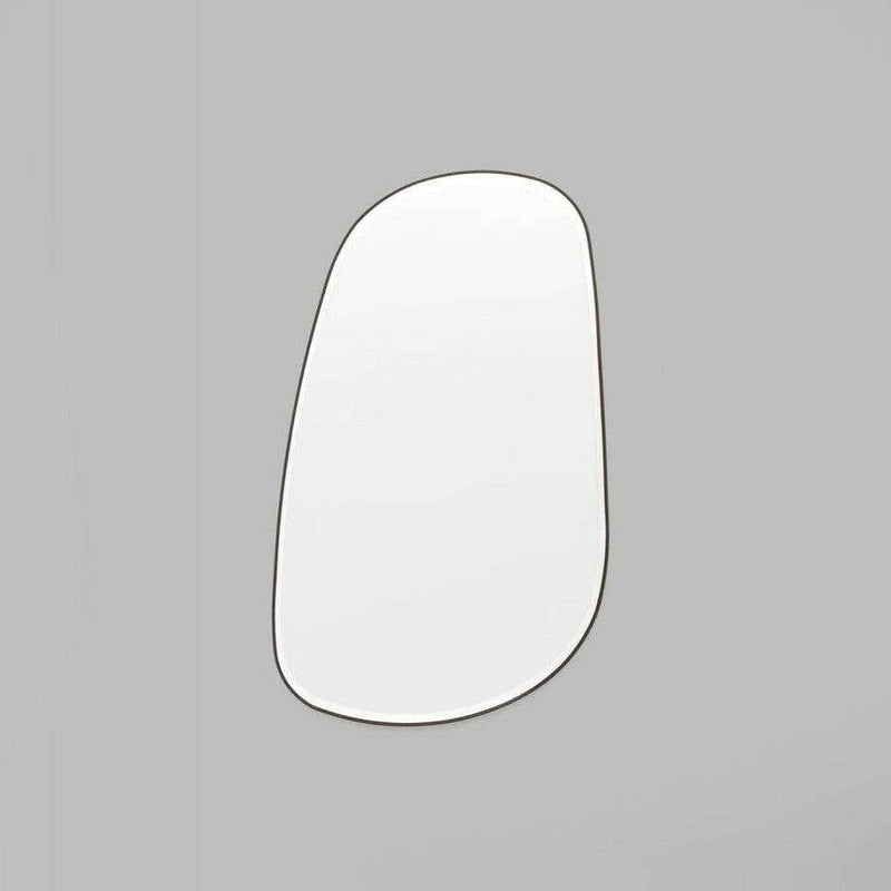 Middle of Nowhere Mirrors Middle of Nowhere Pebble Mirror, Black, 90 x 150cm