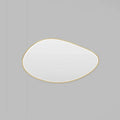 Middle of Nowhere Pebble Mirror, Brass, 120 x 70cm