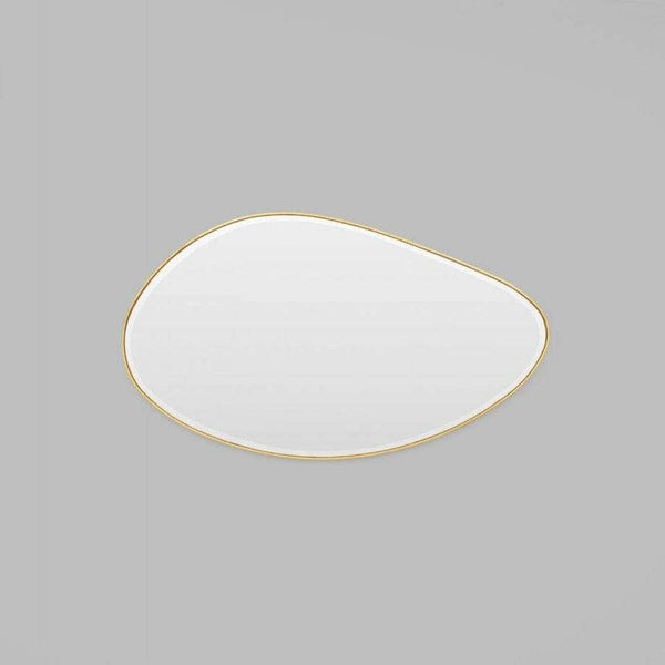 Middle of Nowhere Pebble Mirror, Brass, 120 x 70cm | Norsu Interiors