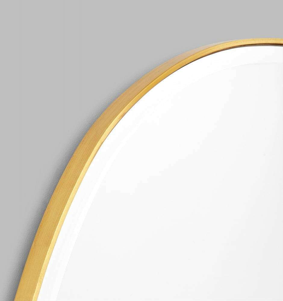Middle of Nowhere Mirrors Middle of Nowhere Pebble Mirror, Brass, 90 x 150cm