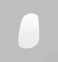 Middle of Nowhere Pebble Mirror, Brass, 90 x 150cm