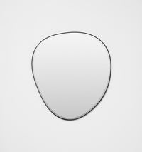 Middle of Nowhere Pebble Mirror, Black, 100 x 110cm | Norsu Interiors