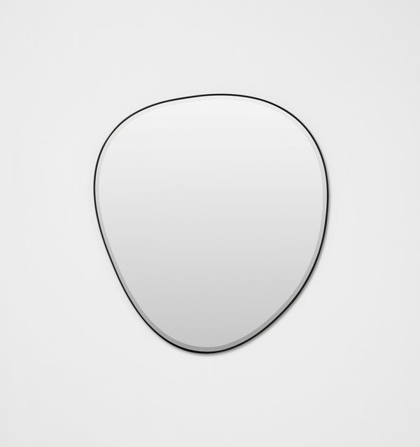 Middle of Nowhere Pebble Mirror, Black, 100 x 110cm | Norsu Interiors