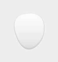 Middle of Nowhere Pebble Mirror, Bright White, 100 x 110cm | Norsu Interiors