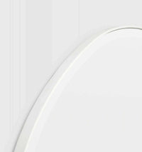 Middle of Nowhere Mirrors Middle of Nowhere Pebble Mirror, Bright White, 120 x 70cm