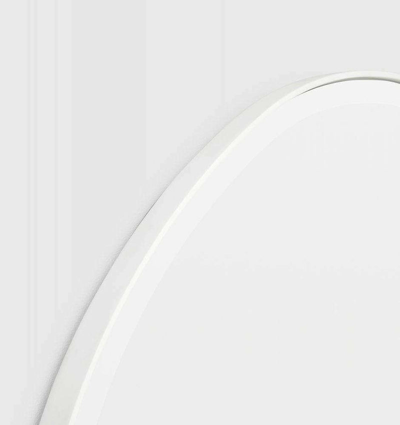 Middle of Nowhere Mirrors Middle of Nowhere Pebble Mirror, Bright White, 120 x 70cm