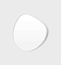 Middle of Nowhere Mirrors Middle of Nowhere Pebble Mirror, Bright White, 120 x 70cm