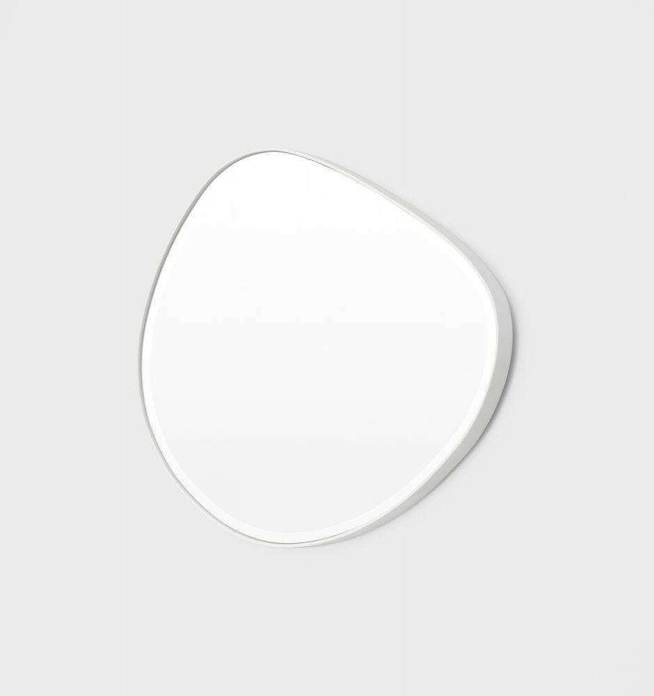 Middle of Nowhere Mirrors Middle of Nowhere Pebble Mirror, Bright White, 120 x 70cm