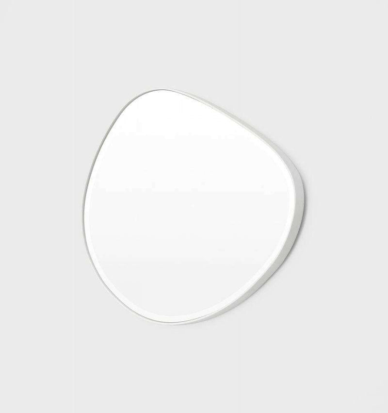 Middle of Nowhere Mirrors Middle of Nowhere Pebble Mirror, Bright White, 120 x 70cm