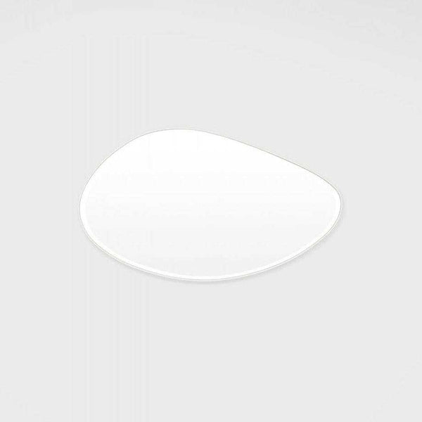 Middle of Nowhere Pebble Mirror, Bright White, 120 x 70cm | Norsu Interiors