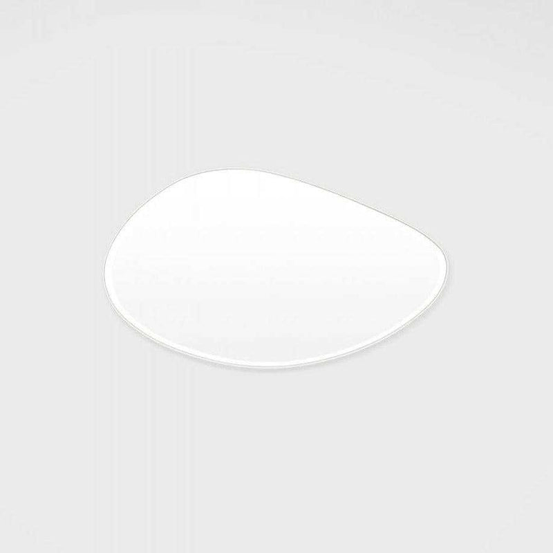 Middle of Nowhere Mirrors Middle of Nowhere Pebble Mirror, Bright White, 120 x 70cm