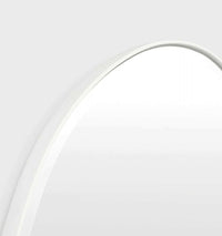 Middle of Nowhere Mirrors Middle of Nowhere Pebble Mirror, Bright White, 55 x 70cm