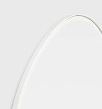 Middle of Nowhere Mirrors Middle of Nowhere Pebble Mirror, Bright White, 70 x 90cm