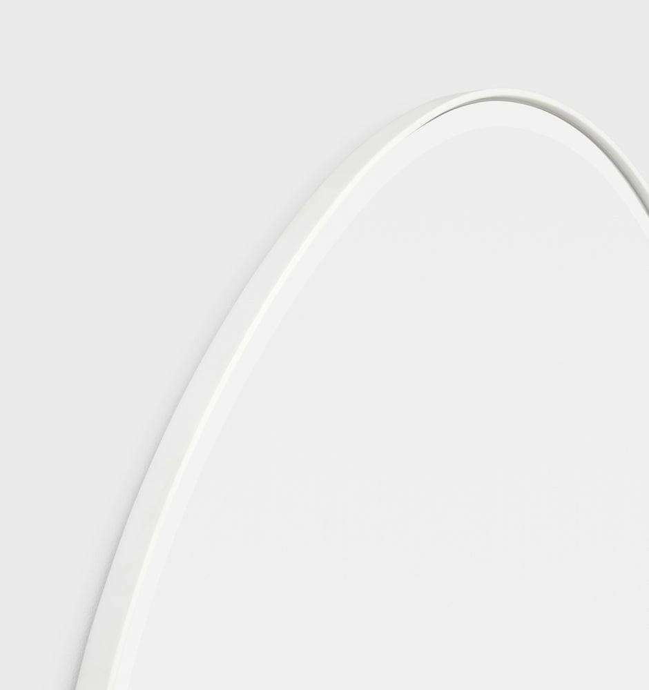Middle of Nowhere Mirrors Middle of Nowhere Pebble Mirror, Bright White, 70 x 90cm