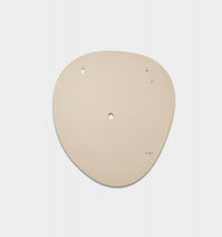 Middle of Nowhere Pebble Mirror, Sand, 100 x 110cm - reverse showing fixings