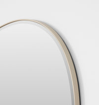 Middle of Nowhere Pebble Mirror, Sand, 100 x 110cm - corner detail