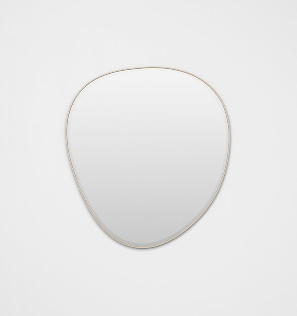 Middle of Nowhere Pebble Mirror, Sand, 100 x 110cm | Norsu Interiors