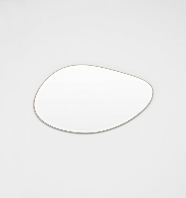 Middle of Nowhere Pebble Mirror, Sand, 120 x 70cm | Norsu Interiors