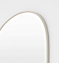 Middle of Nowhere Pebble Mirror, Sand, 55 x 70cm - corner detail